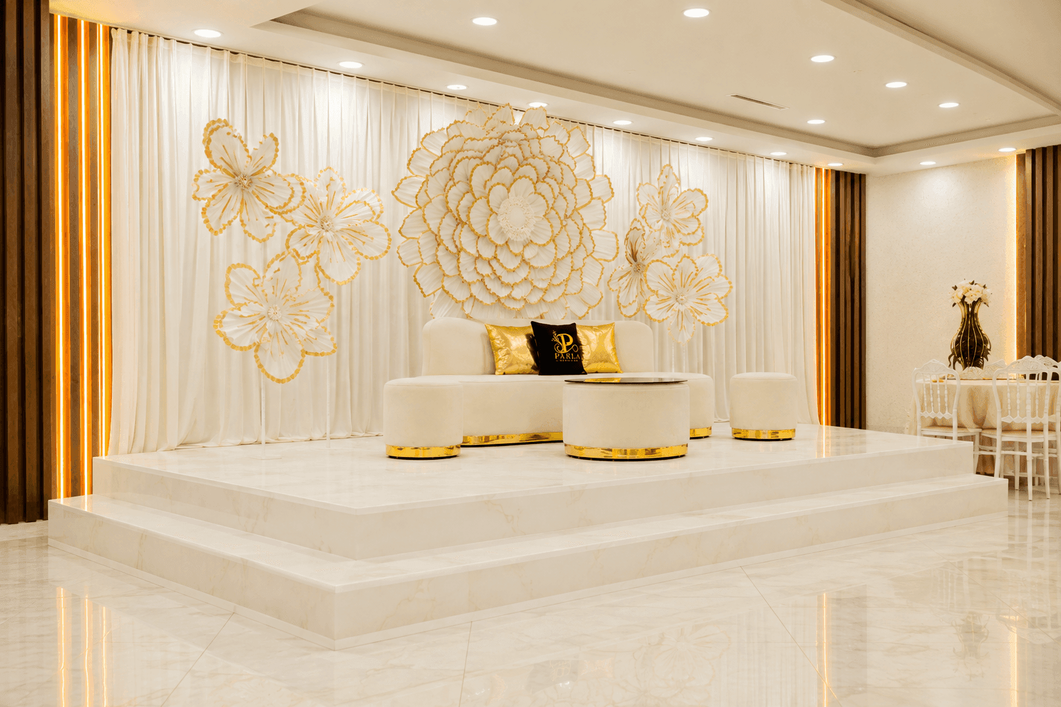 Liva Event nişan ve kına salonu gelin-damat alanı